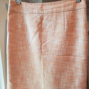 Banana Republic Peach Pencil Skirt Size 4 EUC